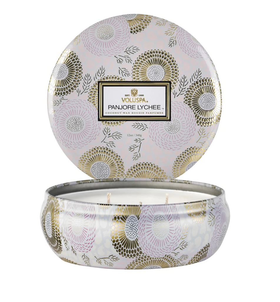 Voluspa Panjore Lychee 3 Wick Candle